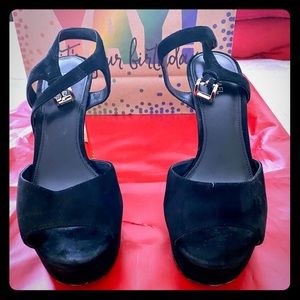 Michael kors Paloma suede black sandal